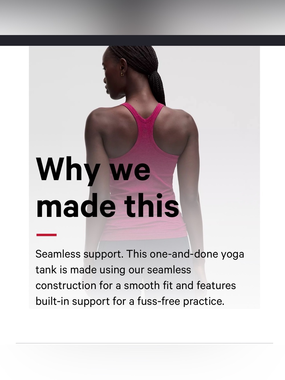 Lululemon Ebb To Street Ribbed Tank Top Raspberry, size 12 - Picture 5 of 10